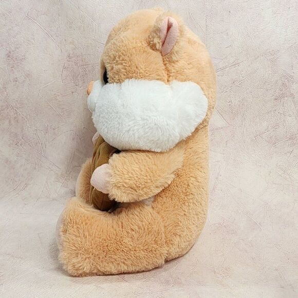 Peek A Boo Hamster Plush Cookie 14" Stuffed Animal Gerbil Chipmunk - Picture 4 of 8